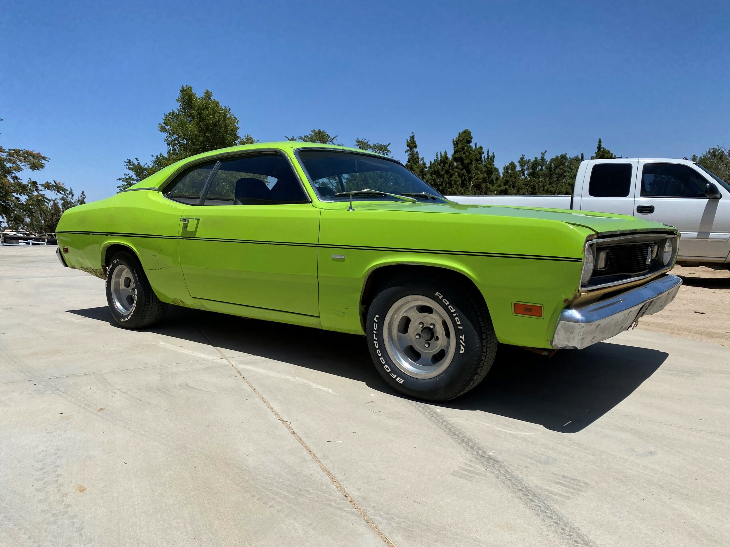 1970 Plymouth Duster 340 – Lime Green – $25,900 – S&S Mopar Muscle